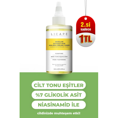 Micellar Glikolik Asitli Aha-bha Peeling Tonik 200ml