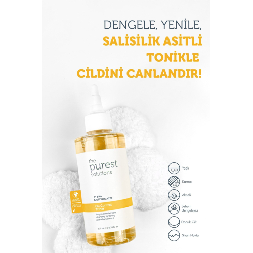 Yağlı Ve Karma Cilt  Salisilik Asit Tonik 200 Ml