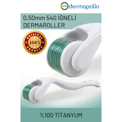 0,50mm 540 Iğneli Saç, Cilt, Sakal, Kaş Kullanımına Uygun Dermaroller - %100 Titanyum