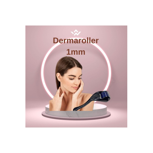 Dermaroller Titanyum 540 Iğneli 1 Mm Siyah