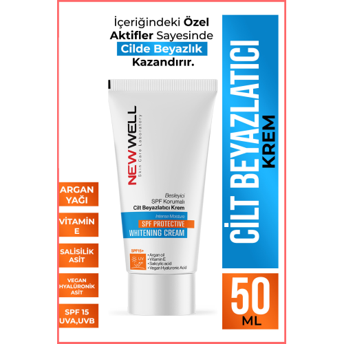 Besleyici SPF Korumalı Cilt Beyazlatıcı Krem 50ML