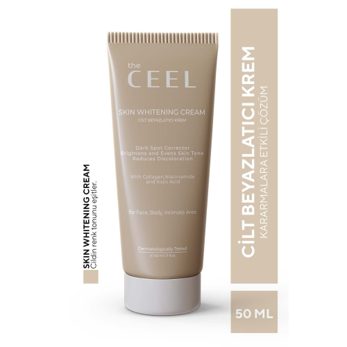 Cilt Beyazlatıcı Aydınlatıcı Glutatyonlu Leke Karşıtı Krem Kolajen, Niacinamide & Kojik Asitli 50 ml