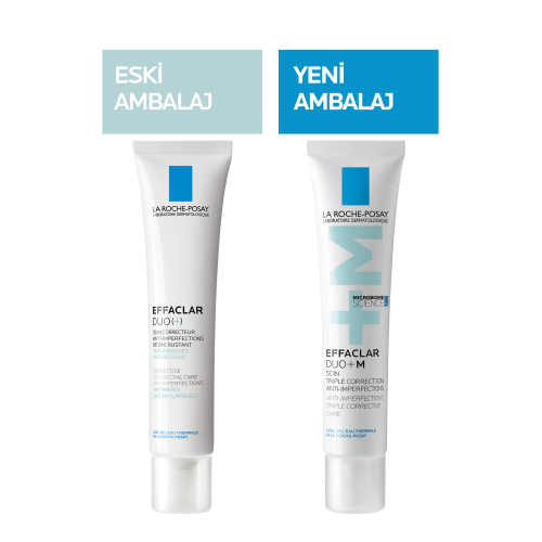 Effaclar Duo+M Yağlı, Akne/Sivilce Eğilimli Ciltler için Bakım Kremi 40ml