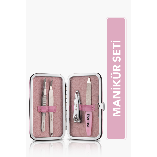 4'lü Manikür Seti (TIRNAK M.-TÖRPÜ-TIRNAK ETİ T.-CIMBIZ) - Manicure Set - 036 - 8690604598465