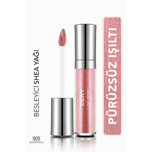 Besleyici Dudak Parlatıcısı - Dewy Lip Glaze - 005 Bronze Statue-8682536068093