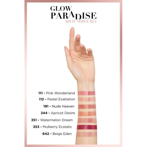 Glow Paradise Balm-in-lipstick - Işıltı Veren Ruj 353 Mulberry Ecstatic