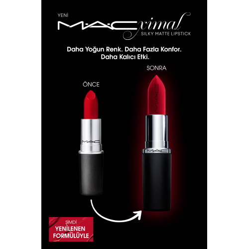 M·A·CXIMAL Silky Matte Lipstick Nemlendirme Etkili Yoğun Renk Sağlayan Ruj - Velvet Teddy