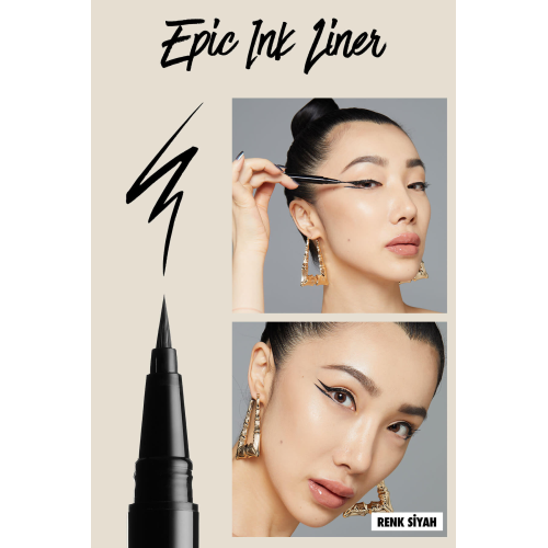 Siyah Eyeliner - Epic Ink Liner 800897085605