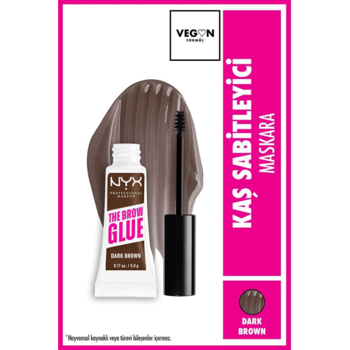 The Brow Glue Instant Brow Styler Kaş Sabitleyici Maskara - Dark Brown