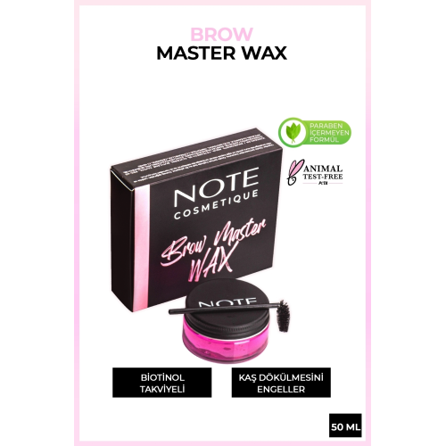 Brow Master Kaş Sabitleyici & Şekillendirici Renksiz Wax