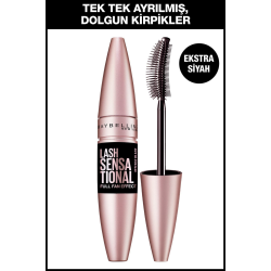 Lash Sensational Yelpaze Etkili Intense Black Maskara - Ekstra Siyah