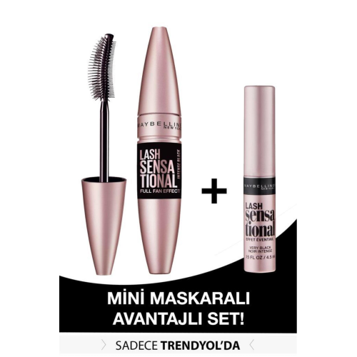 Maybellıne Lash Sensatıonal Maskara Intense Black Mını Maybellıne Lash Mascara