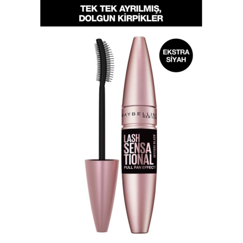 Maybellıne Lash Sensatıonal Maskara Intense Black Mını Maybellıne Lash Mascara