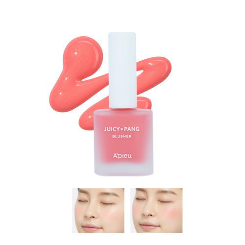 Doğal Görünüm Sunan Nemlendirici Likit Allık 9g. APIEU Juicy-Pang Water Blusher (PK04)