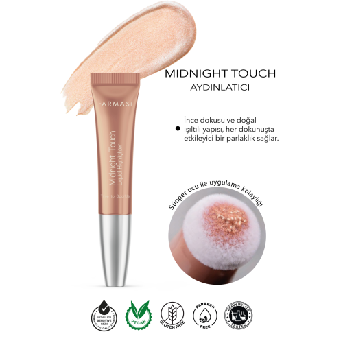 Midnight Touch Yumuşak Sünger Uçlu Likit Highlighter Time to Sparkle 12 ml