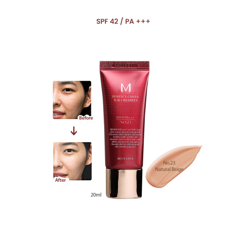 Yoğun Kapatıcılık Sunan BB Krem M Perfect Cover BB Cream Ex No: 23 ( 20 ml )