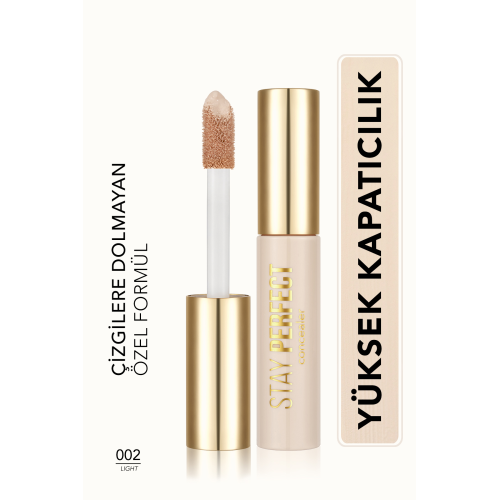 Doğal Bitişli Kapatıcı (SICAK ALT TON) - Stay Perfect Concealer - 002 Light - 8682536037129