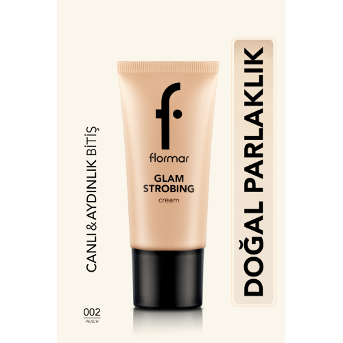 Aydınlatıcı Makyaj Bazı (şeftali) - Glam Strobing Cream - 002 Peach - 8690604645916