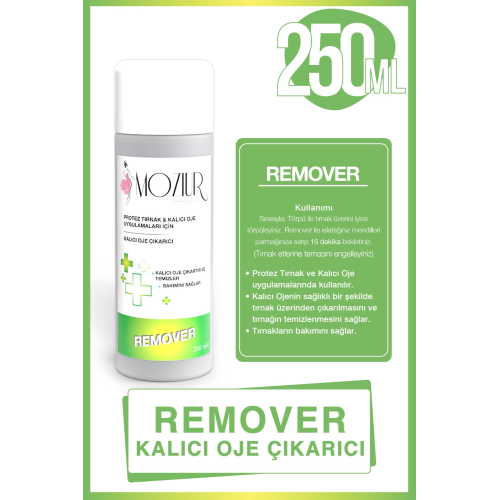 Remover Kalıcı Oje Çıkarıcı Sıvı 250 ml