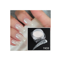 Nail Art Beyaz Inci Tozu - Aplikatör Hediyeli