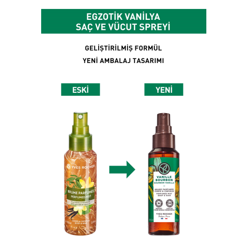 Saç ve Vücut Spreyi- Egzotik Vanilya- 100ml-59185