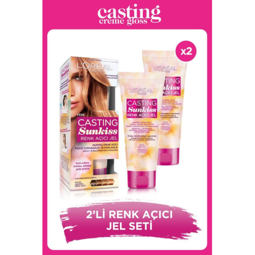 Casting Sunkiss Renk Açıcı Jel 2'li Set