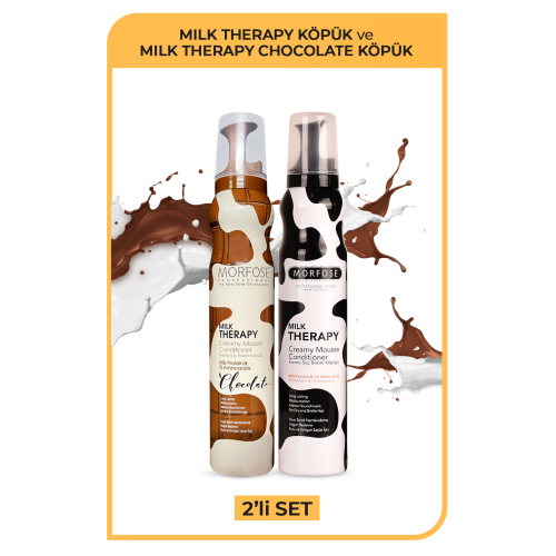 Milk Therapy Chocolatte Saç Köpüğü 200 ml - Saç Dökülmesi Önleyici, Besleyici, Koruyucu Etki