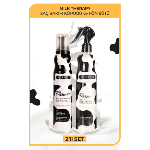 Milk Therapy Saç Bakım Köpüğü 200 ml + Fön Suyu 400 ml