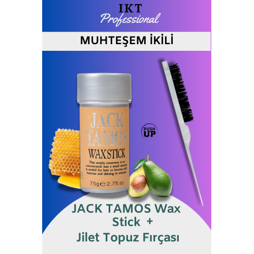 Hair Stick Wax 75 gr + Jilet Topuz Fırçası