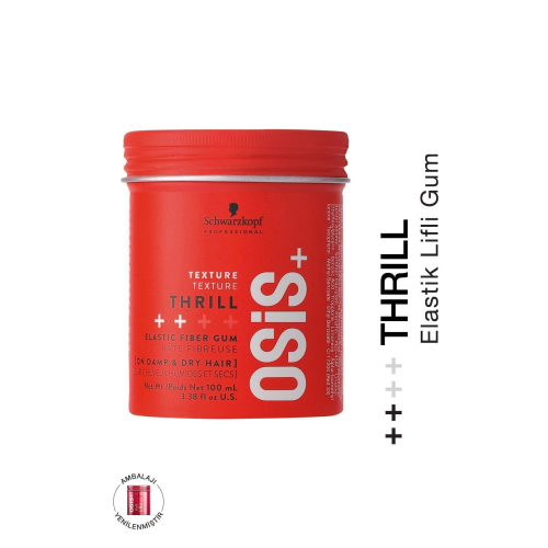 Thrill Elastik Lifli Gum Şekillendirici Orta Tutuş 100ml | Parlaklık Veren Gum Wax