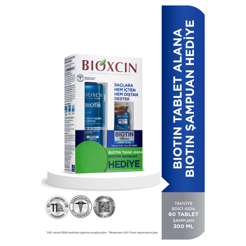 Biotin Şampuan & Biotin Tablet Avantajlı Set