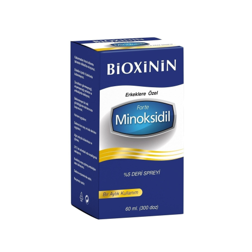 Bioxcin Forte Minoksidil %5 Deri Spreyi 60 Ml