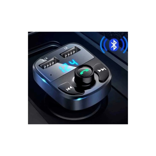 Carx8 Araç Kiti Fm Transmitter Bluetooth 5.0 Micro Sd Usb Şarj Oto Müzik Çalar