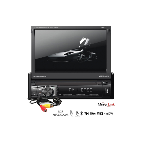 Oto Teyp Indash 7 4x60w Mirrorlink Bt/usb/sd/fm/aux Kameralı Js-877