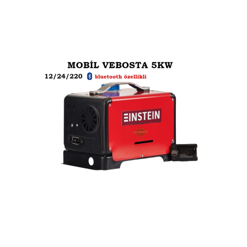 Mobil Seyyar Kabin Isıtıcı Vebosta Webasto 5 Kw 12/24/220 Volt V Einstein Bluetooth Özellikli