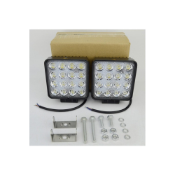 4 Adet 16 Ledli Off Road Çalışma Ve Sis Lambası 48watt 12 & 24 Vo