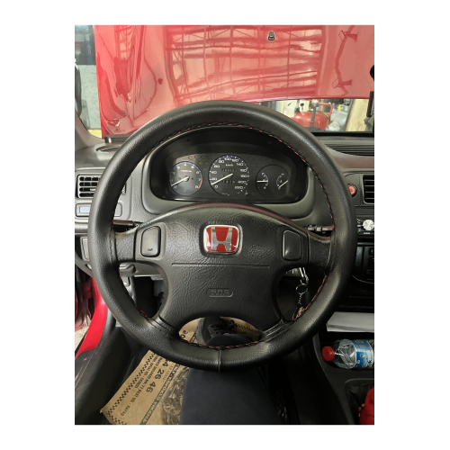 Honda Civic Ies Makyajlı-fd6-fb7 Uyumlu 2006-2012/ 2012-2016 Kırmızı Direksiyon Logosu