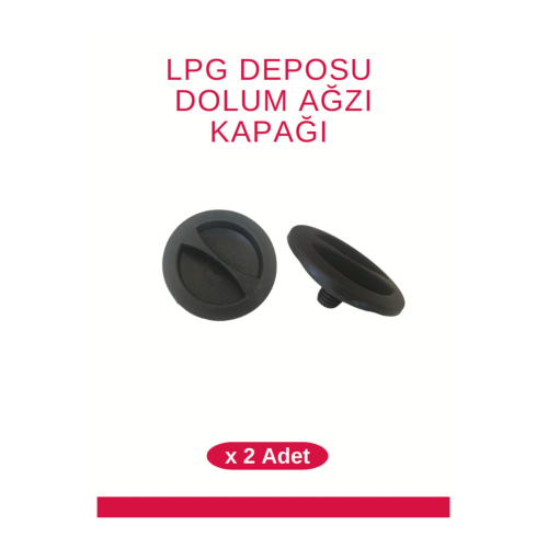 Atiker Lpg Depo Dolum Ağzı Kapağı Ince Diş ( 2 Adet )