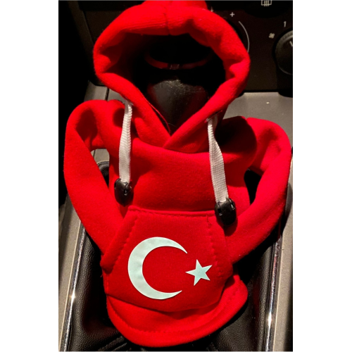 Ay Yıldızlı Oto Vites Hoodie Polar Vites Kılıf