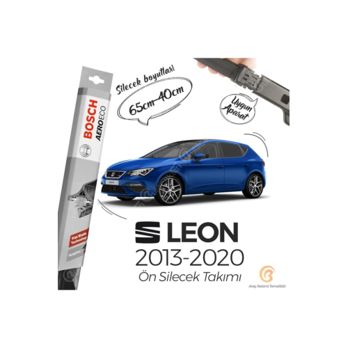 Aeroeco Seat Leon 2013 - 2020 Ön Muz Silecek Takımı