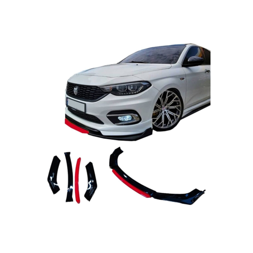 Fiat Egea Uyumlu Ön Lip 4 Parça Tampon Eki Fiat Egea Karlık Model Lip