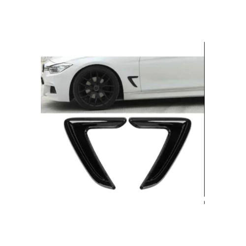 Piano Black Tampon Çamurluk Venti Çamurluk Izgara Body Kit Parlak Siyah Kısa Model