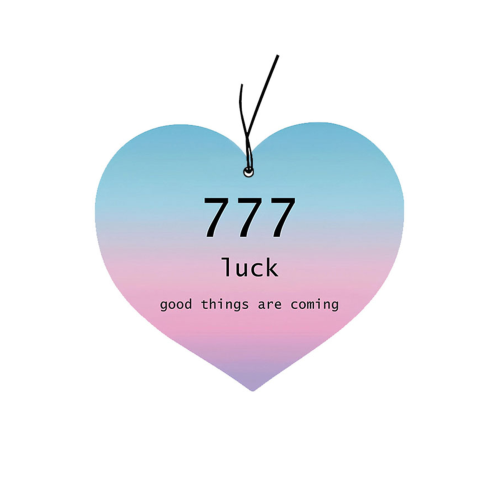 777 Aldım, Kabul Ettim, Luck, Good Things Are Coming Tasarımlı Cool Oto Araç Kokusu Ve Aksesuarı