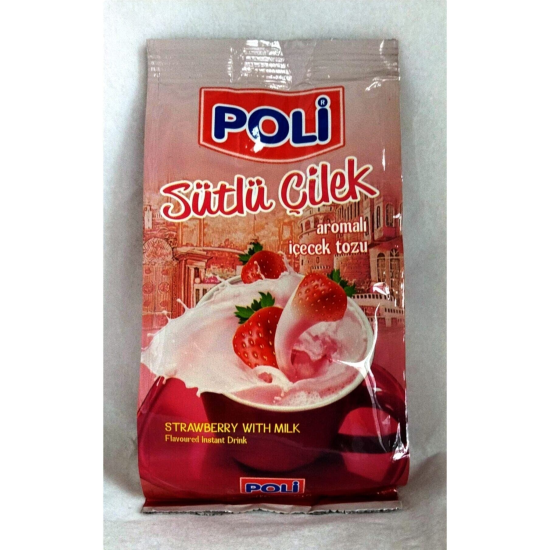 Sütlü Çilek Aromalı Içecek Tozu 250 Gr