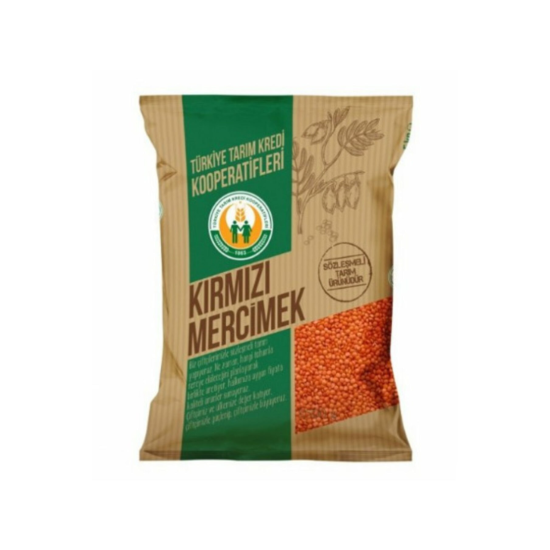 Türkiye Tarım Kredi Kooperatifi Kırmızı Mercimek 2500 Gr