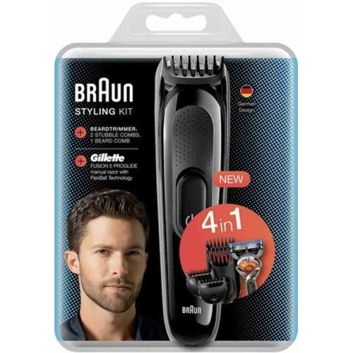 Braun Sk3000 Erkek Bakım Seti + Gillette Proglide Hediyeli